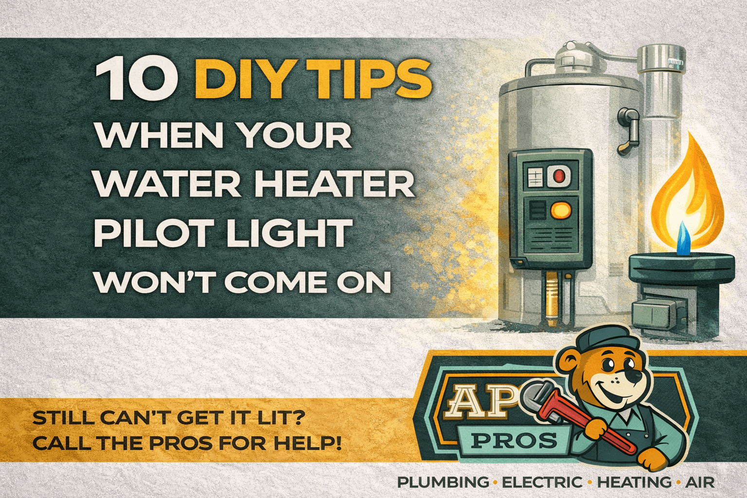 Gas Water Heater Got Wet Pilot Won’t Light? Easy Fixes